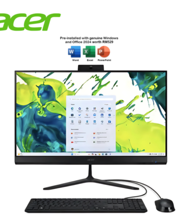 Acer Aspire C242G-250W11 23.8" FHD All-In-One Desktop PC ( N250, 8GB, 512GB SSD, Intel, W11, HS+M365 )
